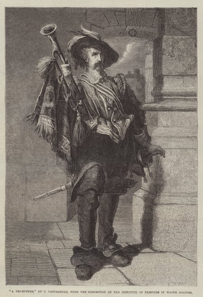 A Trumpeter by Charles Cattermole